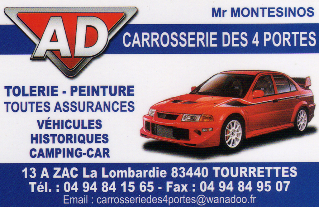 logo carrosserie 4 portes